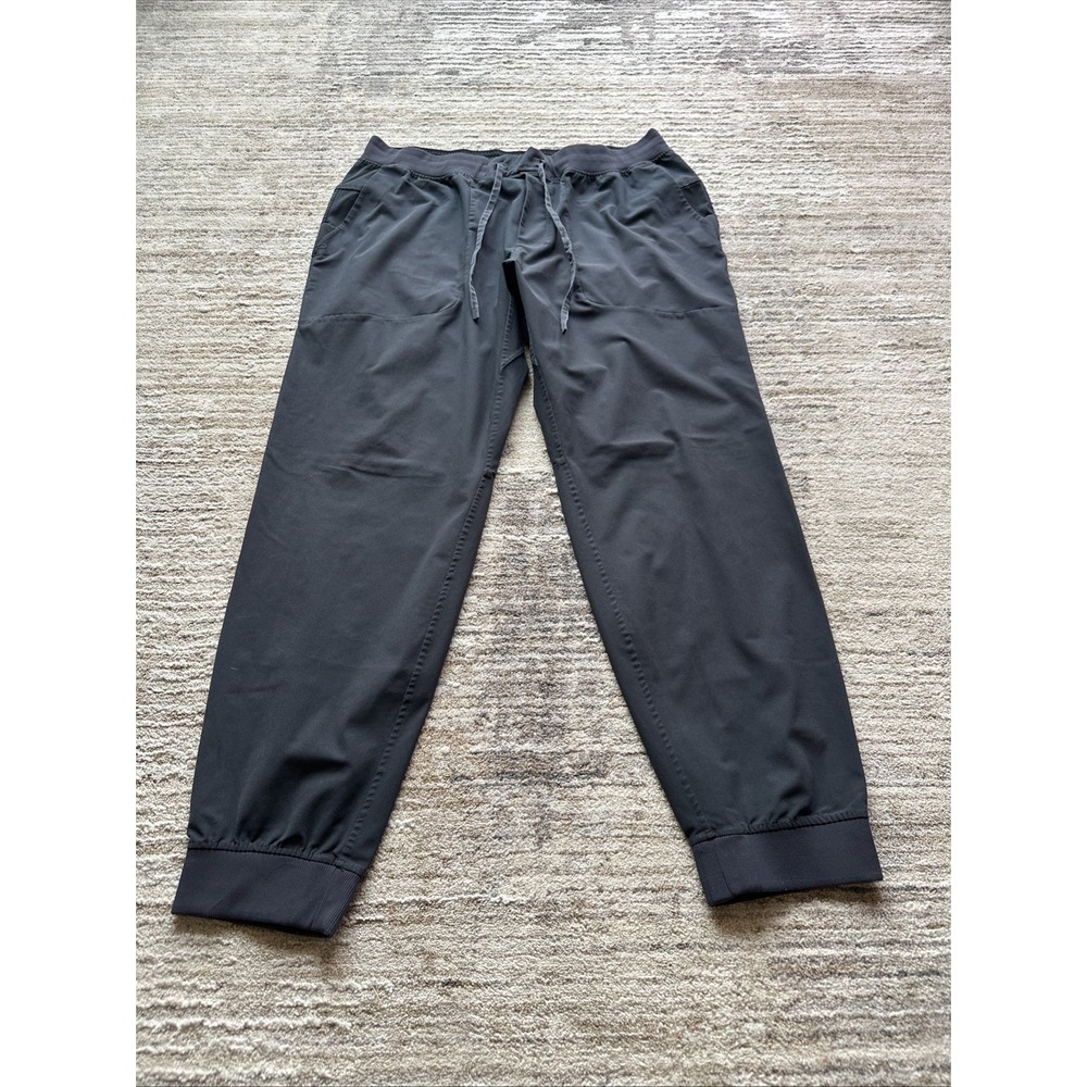 Lululemon Men ABC Jogger Gray Sz XXL Tapered Warpstreme LM5AJLS Obsidian OBSI